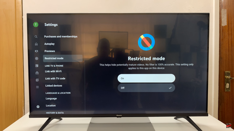 How To Turn YouTube Restricted Mode ON & OFF On Hisense VIDAA Smart TV