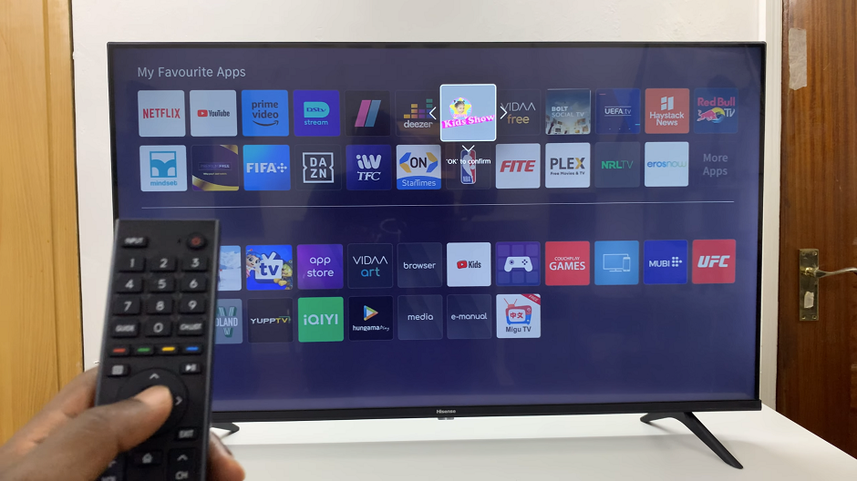 Add Apps To 'Favorites' On Hisense VIDAA Smart TV