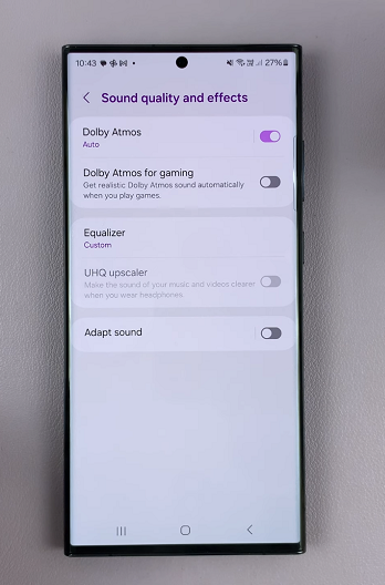 How To Enable Dolby Atmos On Samsung Galaxy