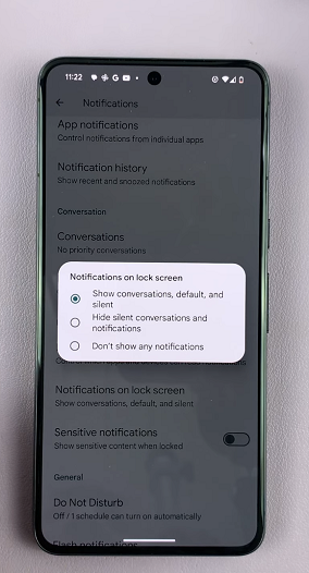 Change Lock Screen Notification Settings On Android