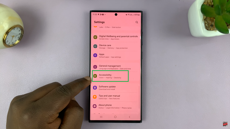 Remove Screen Color Filter On Samsung Phone