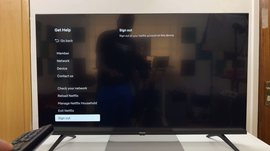 How To Sign Out Of Netflix On Hisense VIDAA Smart TV