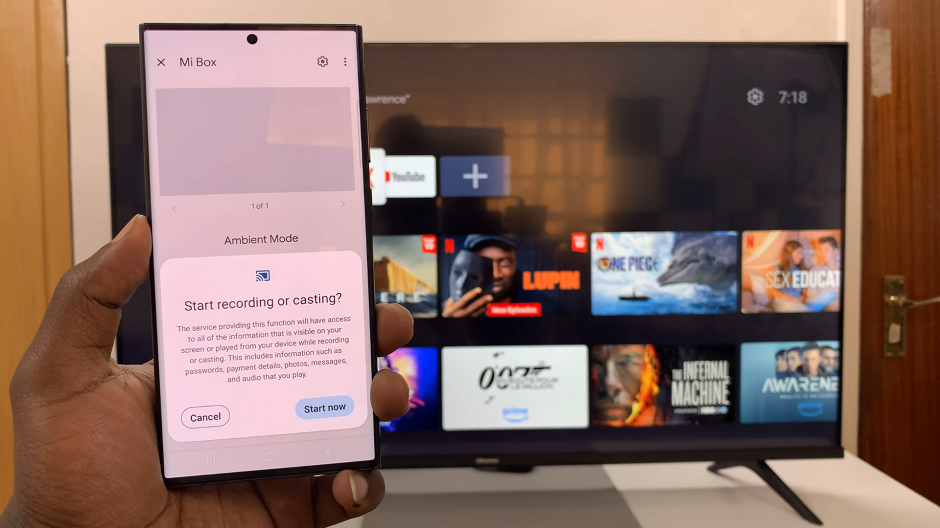 How To Screen Mirror Samsung Phone To Android TV