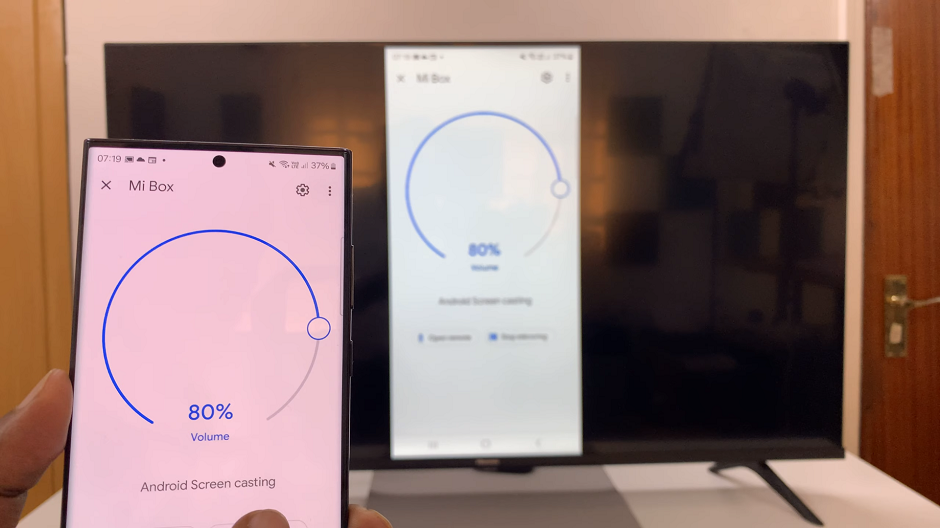 Stop Screen Mirroring Samsung Phone To Android TV