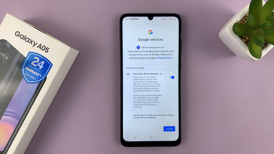 How To Add Google Account To Samsung Galaxy A05 How To Add Google Account To Samsung Galaxy A05