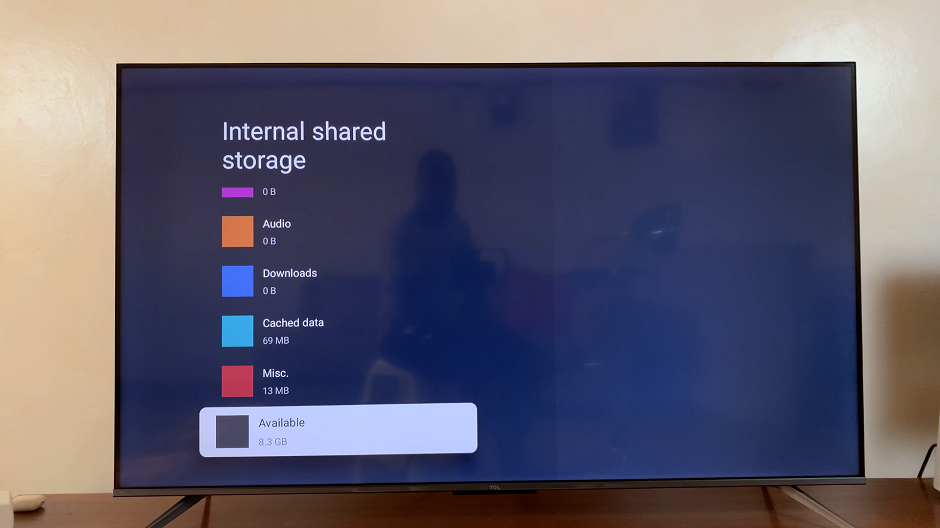 Check Available Storage Space On TCL Google TV
