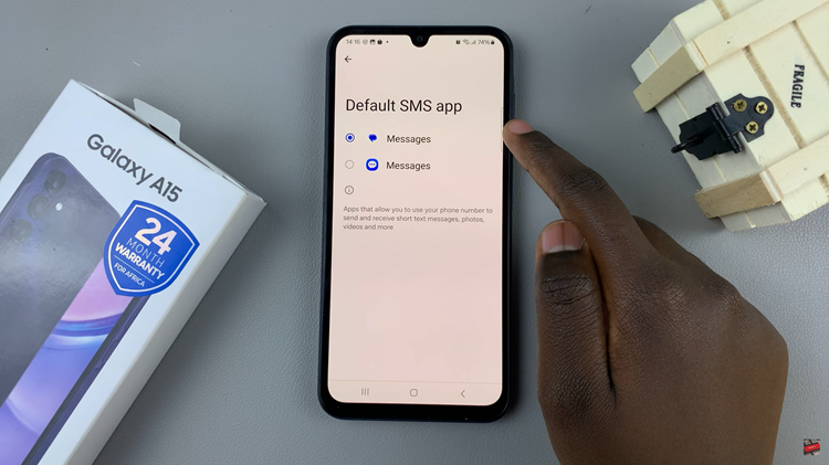 Change Default Messaging App On Samsung Galaxy A15