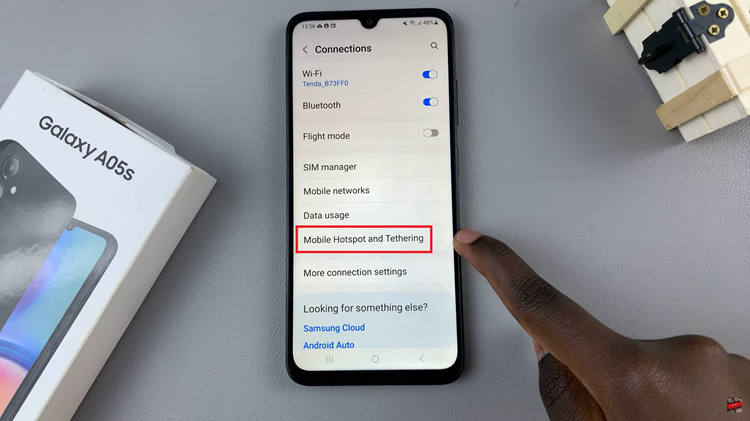 Change Hotspot Password & Name On Samsung Galaxy A05s