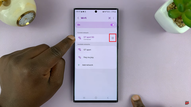 Find Wi-Fi Network SSID On Android (Samsung Galaxy)