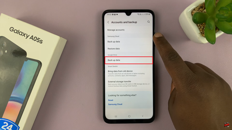 How To Back Up Samsung Galaxy A05s To Google Drive