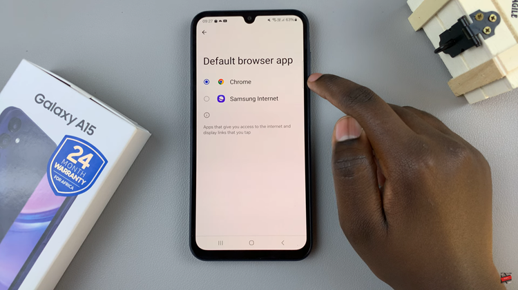 How To Change Default Browsing App On Samsung Galaxy A15