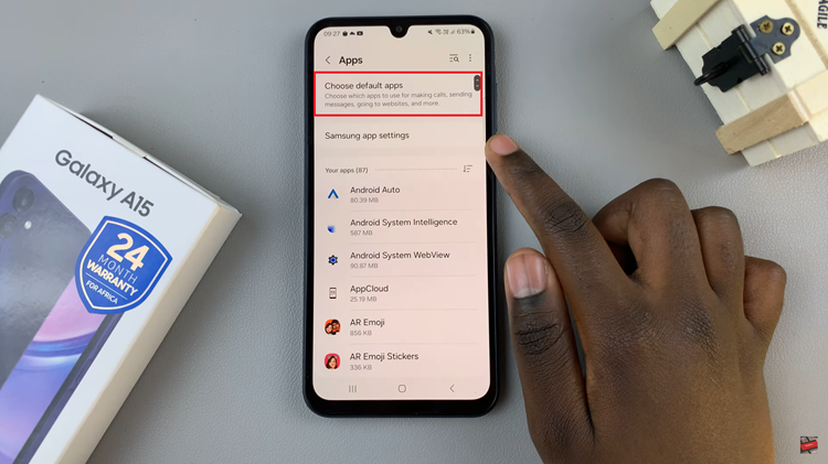 How To Change Default Browsing App On Samsung Galaxy A15