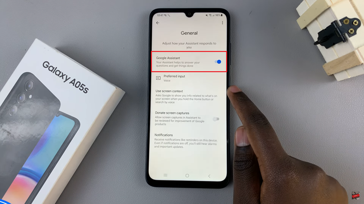 How To Disable Google Assistant On Samsung Galaxy A05s