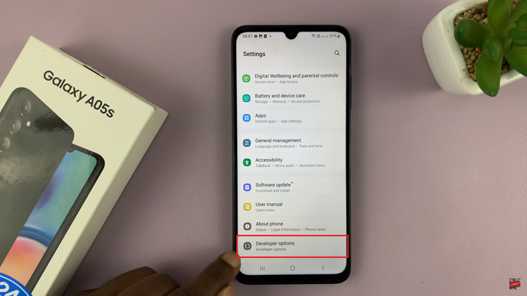 How To Enable Developer Options On Samsung Galaxy A05s