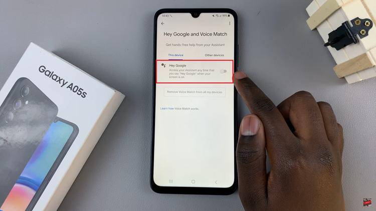How To Enable Google Assistant On Samsung Galaxy A05s