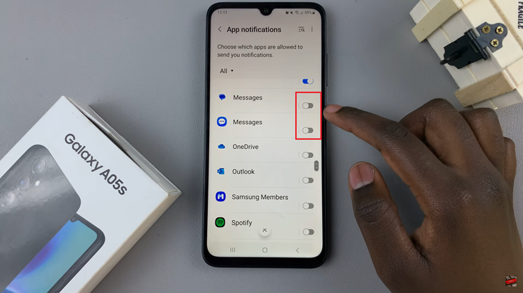 How To Enable Message Notifications On Samsung Galaxy A05s
