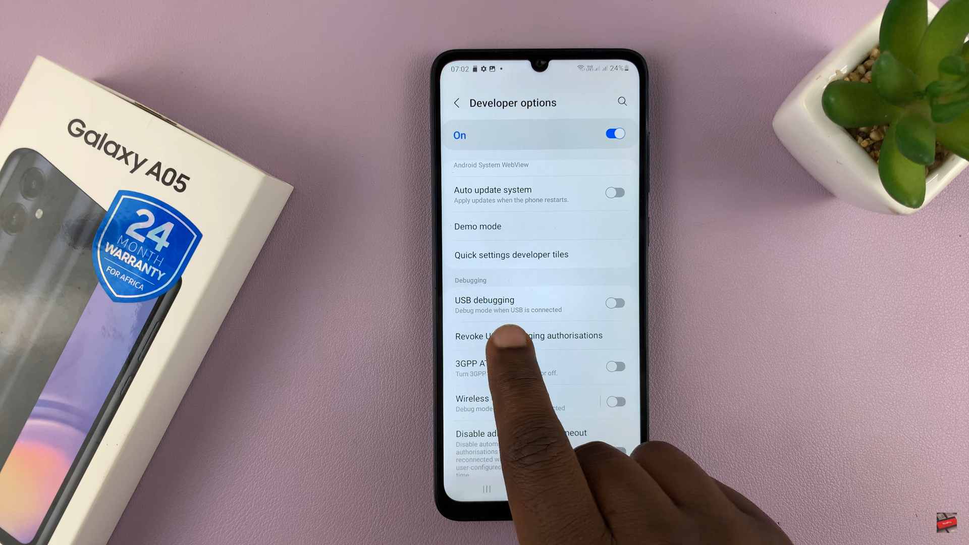 How To Enable USB Debugging On Samsung Galaxy A05