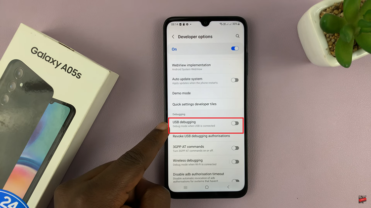How To Enable USB Debugging On Samsung Galaxy A05s