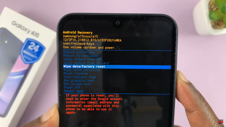 How To Hard Reset Samsung Galaxy A15