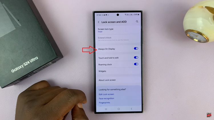 How To Hide Wallpaper In Always On Display On Samsung Galaxy S24