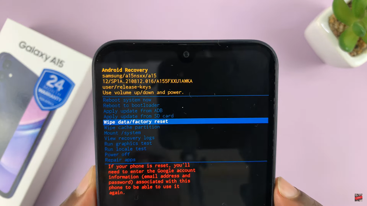 How To Remove Forgotten Password, PIN, Or Pattern On Samsung Galaxy A15