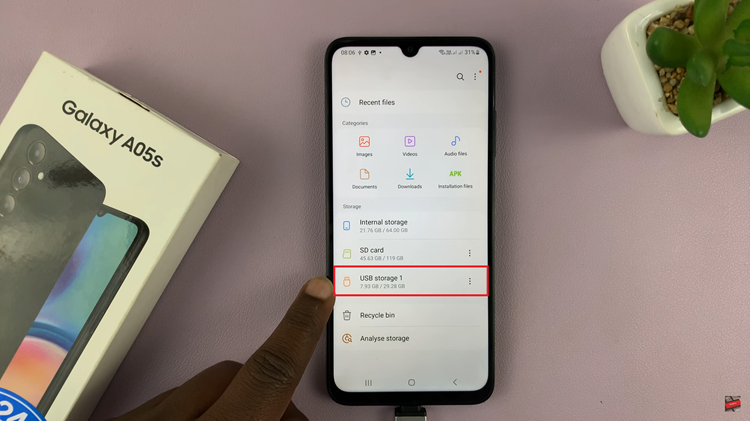How To Safely Eject USB Device On Samsung Galaxy A05s