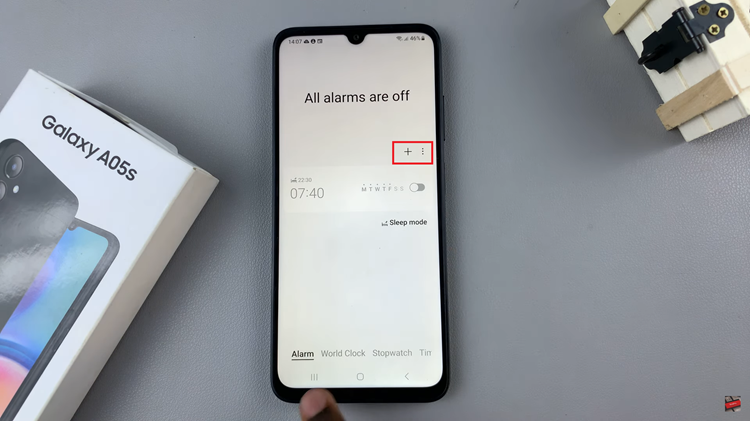 How To Set Alarm On Samsung Galaxy A05s