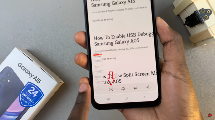 How To Take Scrolling Screenshots On Samsung Galaxy A15