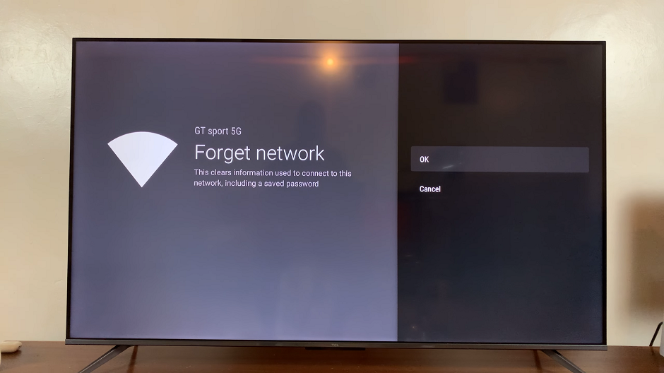How To Log Off Wi-Fi On TCL Google TV