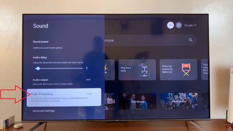 Turn On Dolby Atmos On TCL Google TV