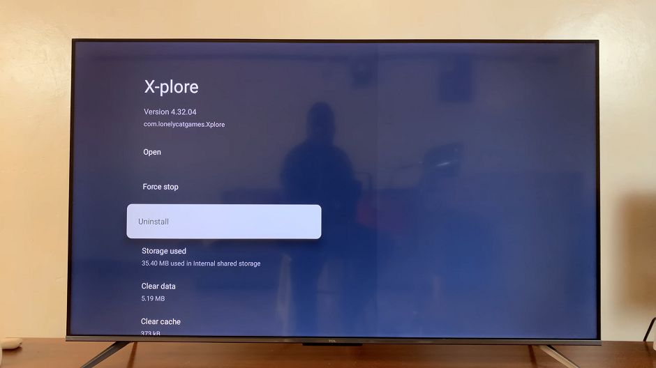 Uninstall Apps On TCL Google TV From Settings