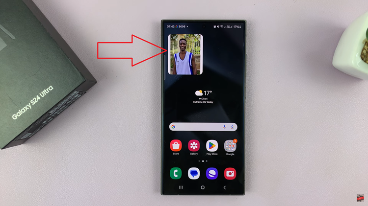 Add Photo Widget To Home Screen On Samsung Galaxy S24s