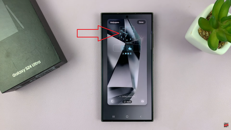 Change Lock Screen Clock Style On Samsung Galaxy S24s