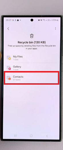 How To Recover Deleted Contacts On Samsung Galaxy S24's
