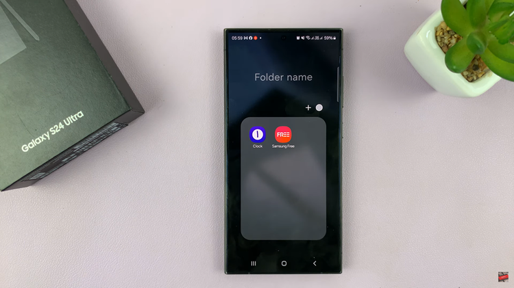 Create App Folders On Home Screen Of Samsung Galaxy S24s