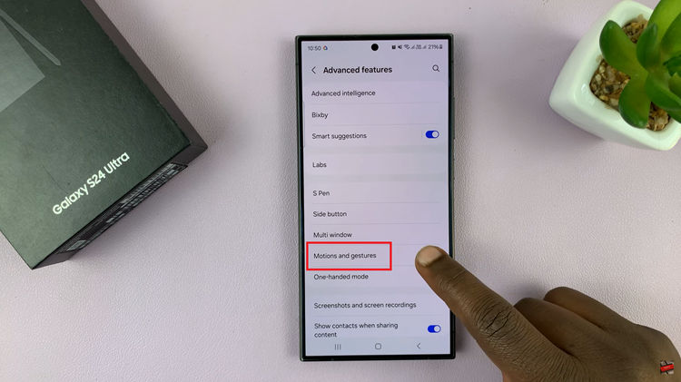 Enable & Disable Lift To Wake On Samsung Galaxy S24s