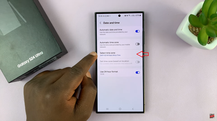 How To Change Time Zone On Samsung Galaxy S24