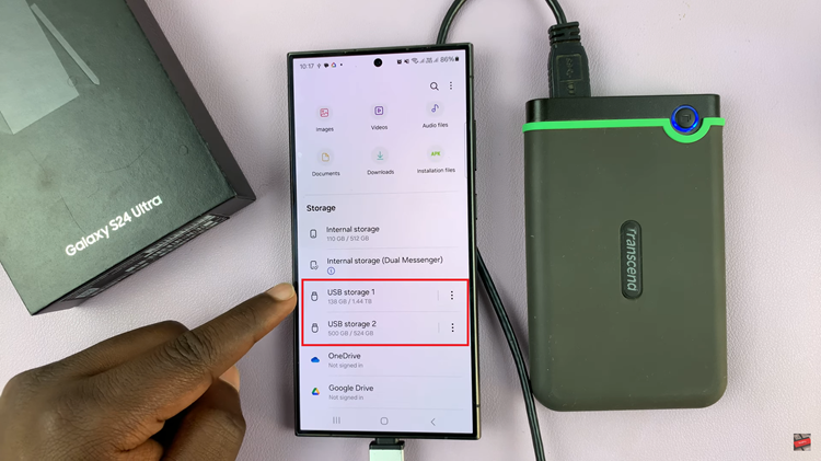 How To Connect External Hard Drive On Samsung Galaxy S24