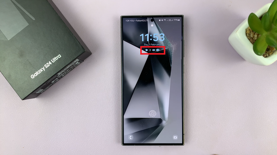Show Lock Screen Notifications On Samsung Galaxy S24's