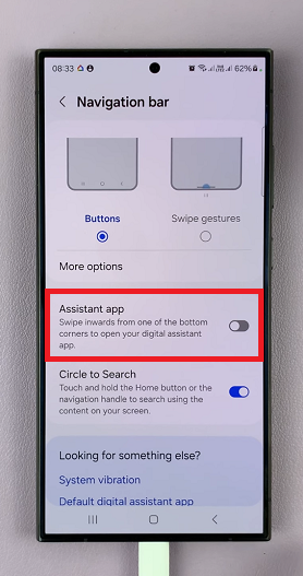How To Disable 'Swipe For Google Assistant' On Samsung Galaxy S24's