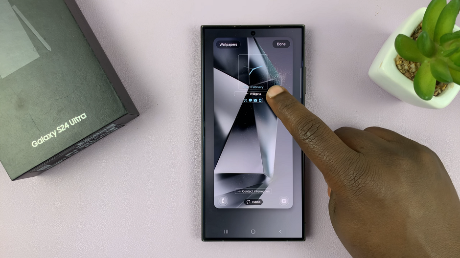 How To Add Lock Screen Widgets On Samsung Galaxy S24's