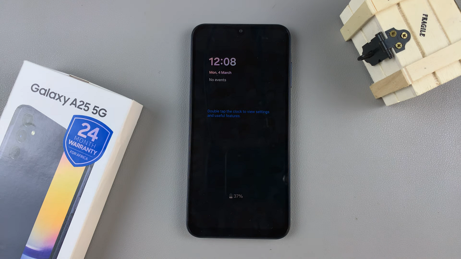 Change Clock Style On Always On Display Of Samsung Galaxy A25 5G