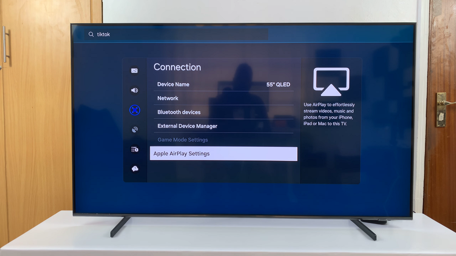Enable (Turn ON) Airplay On Samsung Smart TV