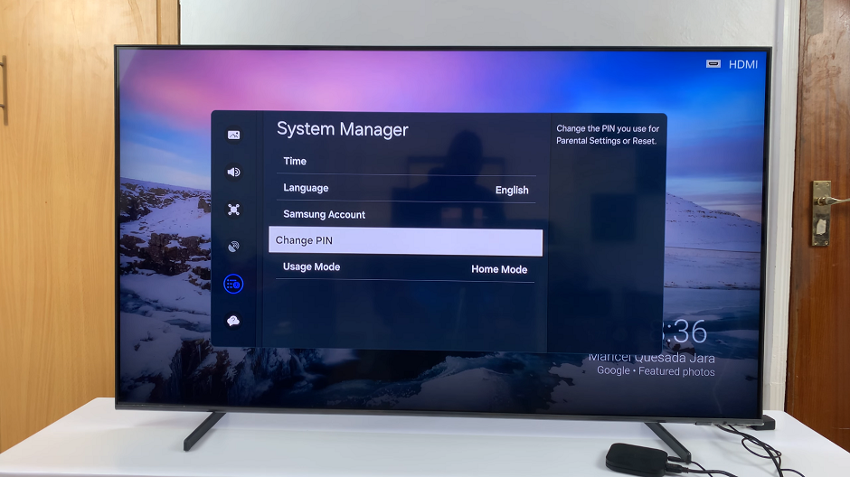 Set PIN On Samsung Smart TV