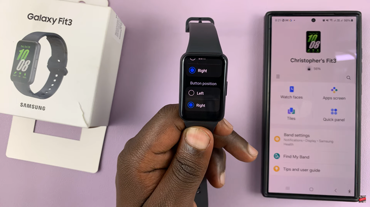 Change Wrist Orientation & Button Side On Samsung Galaxy Fit 3