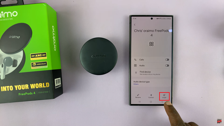 Disconnect & Unpair Oraimo FreePods 4 From Android Phone