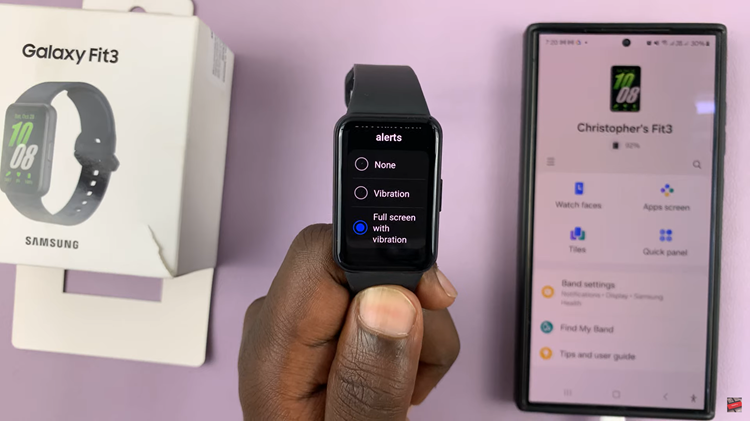 Enable Disconnection Alerts On Samsung Galaxy Fit 3
