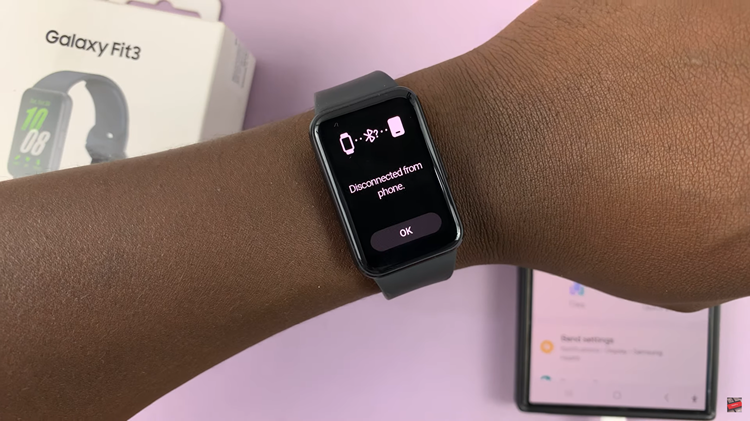 Enable Disconnection Alerts On Samsung Galaxy Fit 3