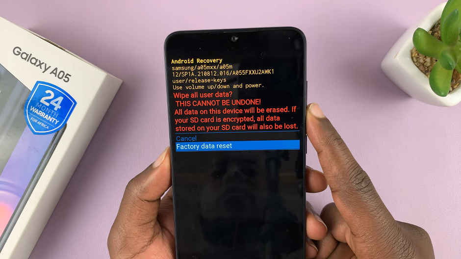 Remove Forgotten Password, PIN or Pattern On Samsung Galaxy A05