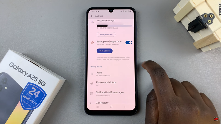 How To Back Up Samsung Galaxy A25 5G